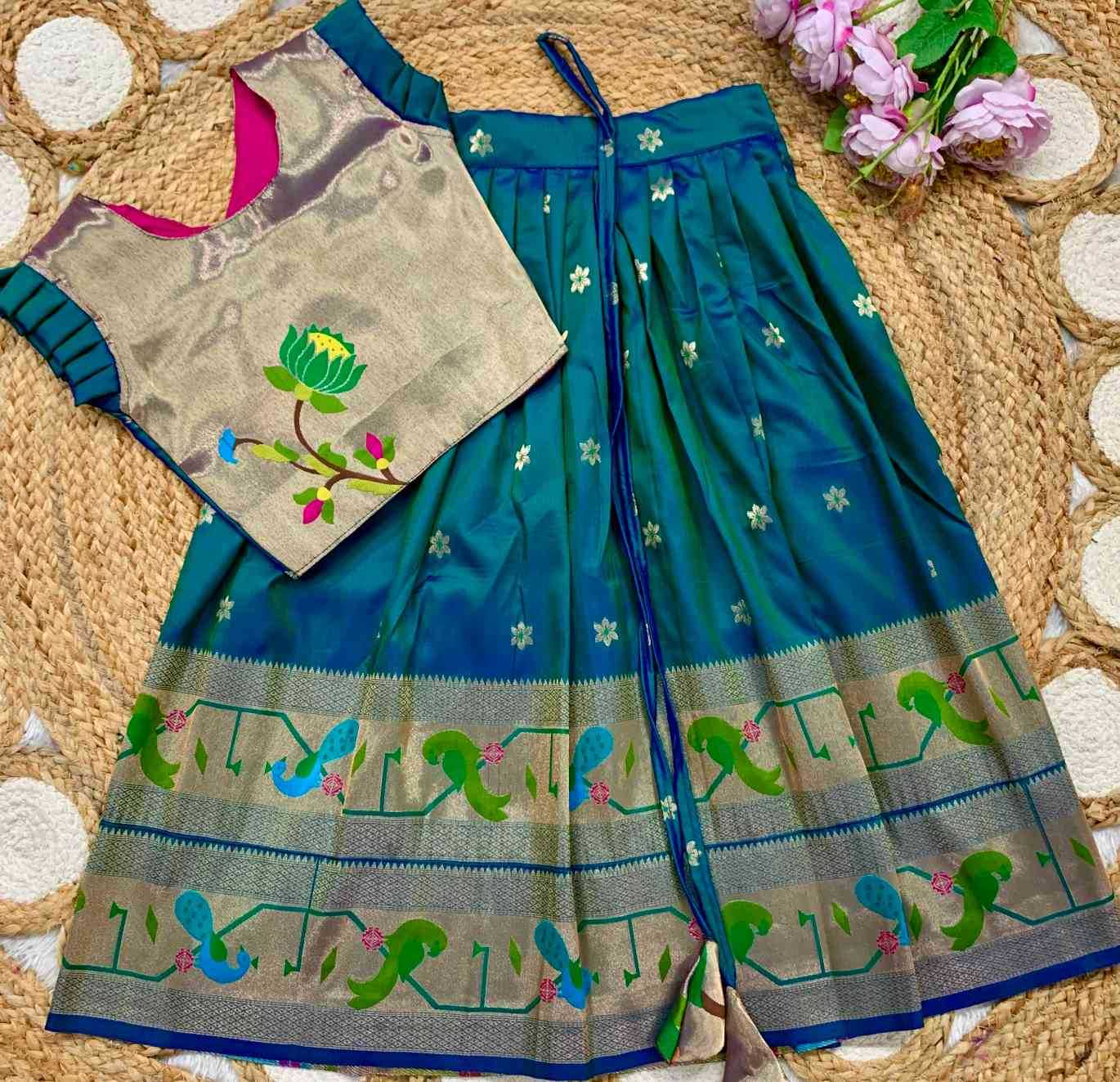 YNF Wholesale Soft Silk Kids Lehenga  | Surat Manufacturer