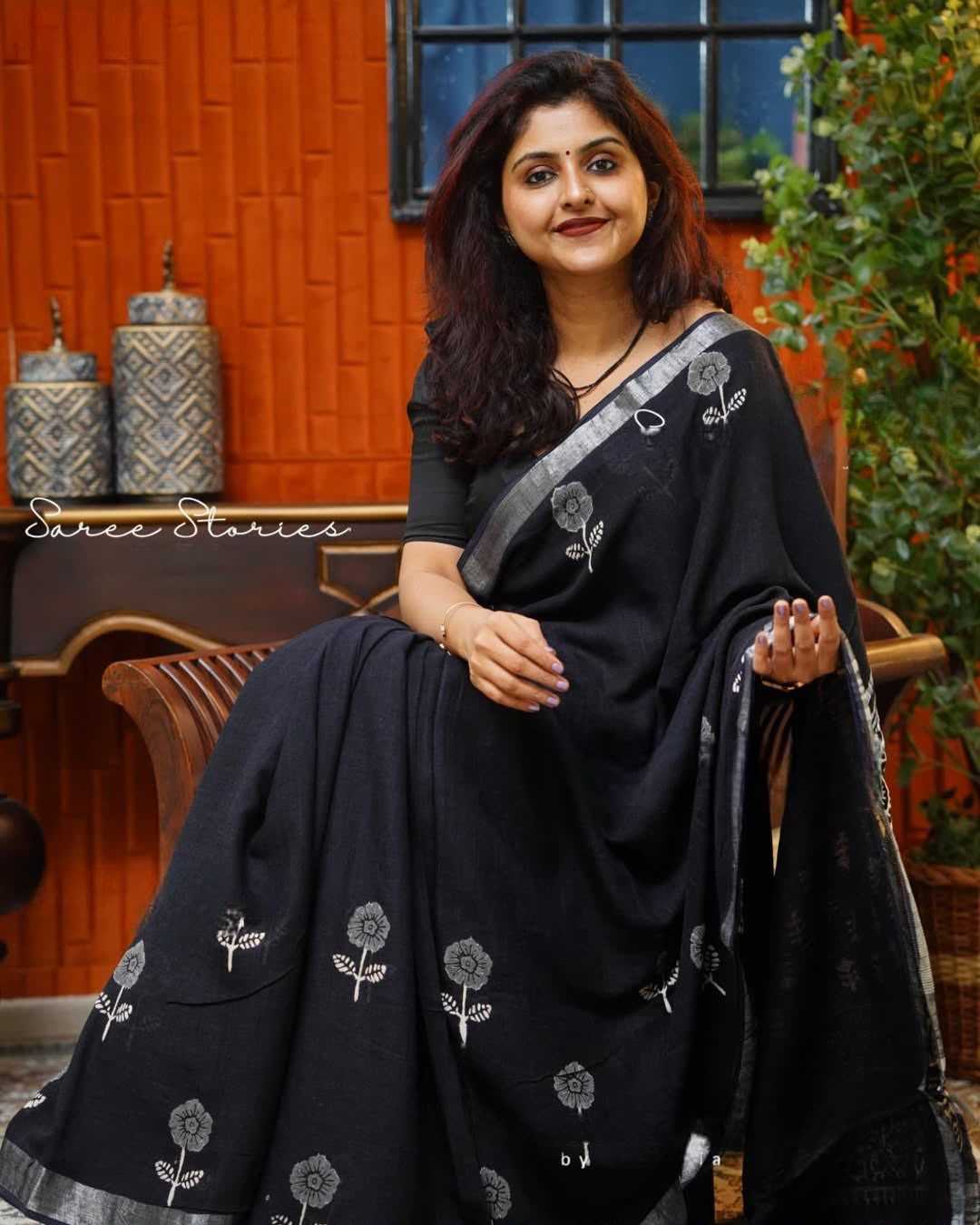 YNF Wholesale Linen Printed Sarees  | Surat Manufacturer