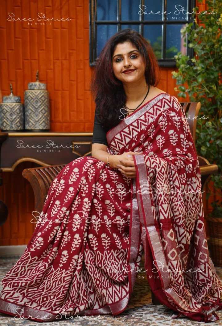 YNF Wholesale Linen Printed Sarees  | Surat Manufacturer