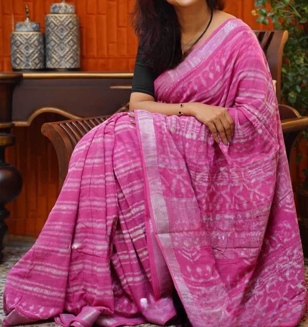 YNF Wholesale Linen Printed Sarees  | Surat Manufacturer