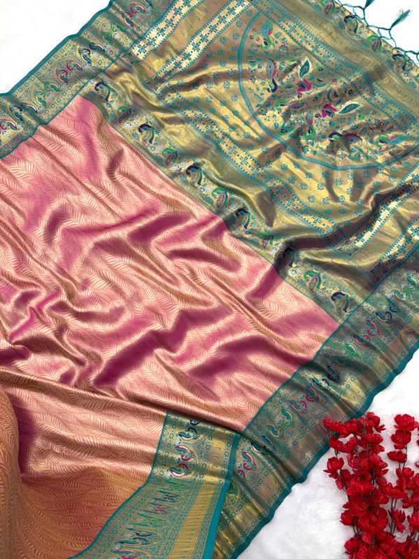 YNF Wholesale Paithani Silk Tissue Silk Saree  | Surat Manufacturer
