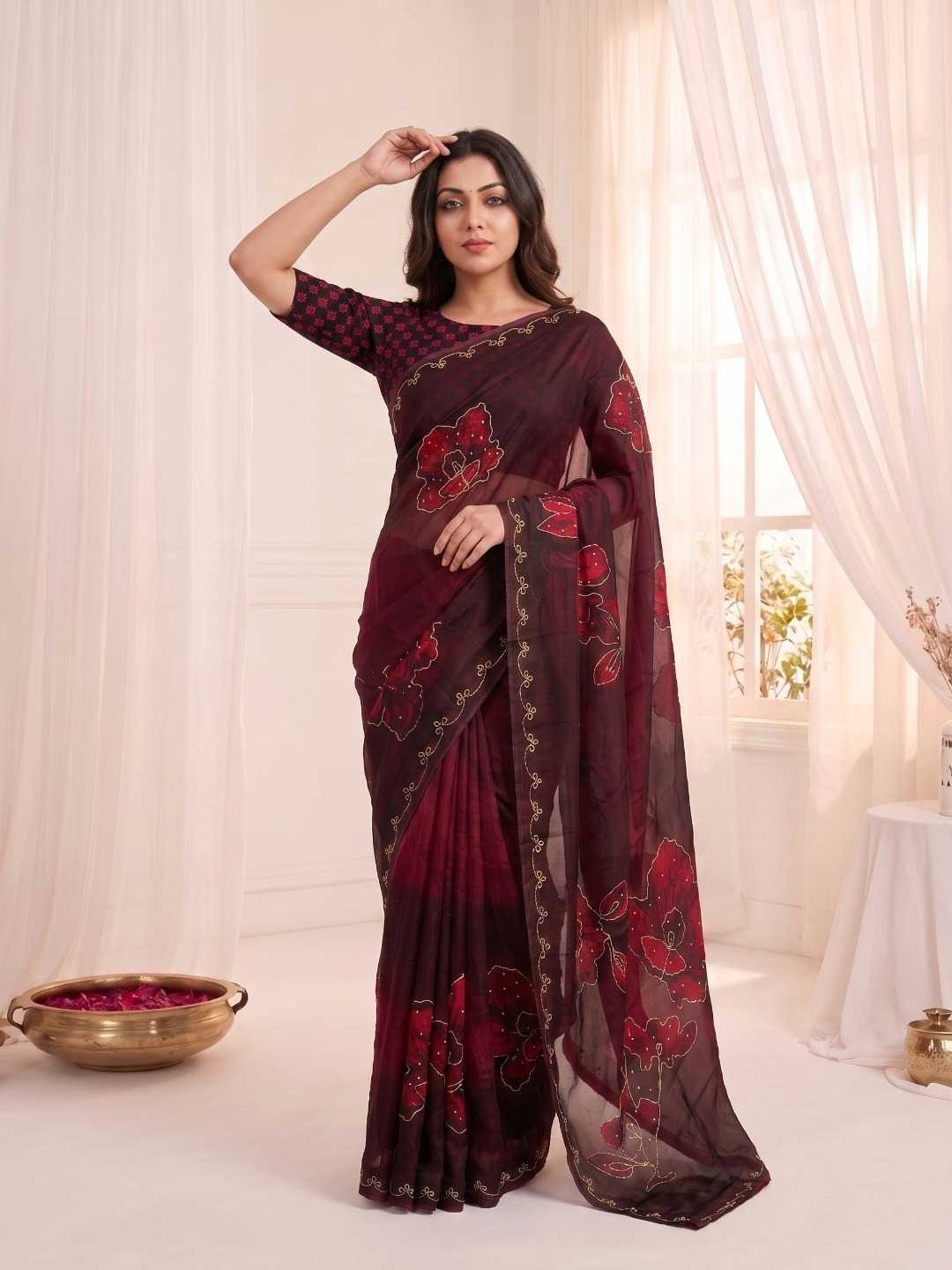 YNF Wholesale Satin Silk Soft Silk Sarees  | Surat Manufacturer