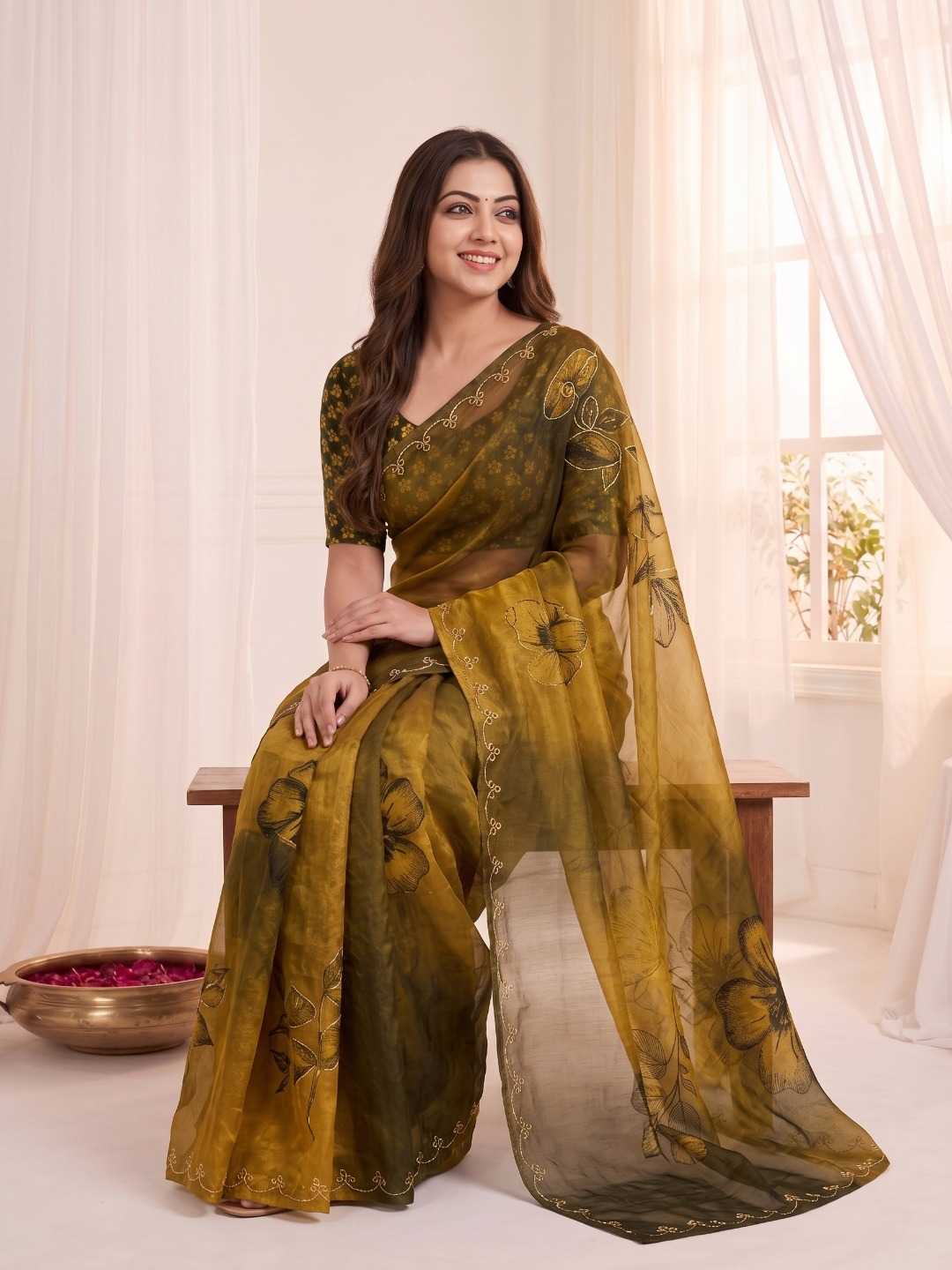 YNF Wholesale Satin Silk Soft Silk Sarees  | Surat Manufacturer