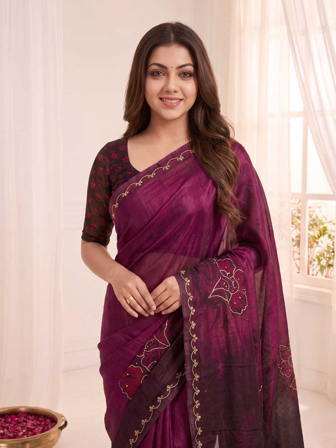 YNF Wholesale Satin Silk Soft Silk Sarees  | Surat Manufacturer