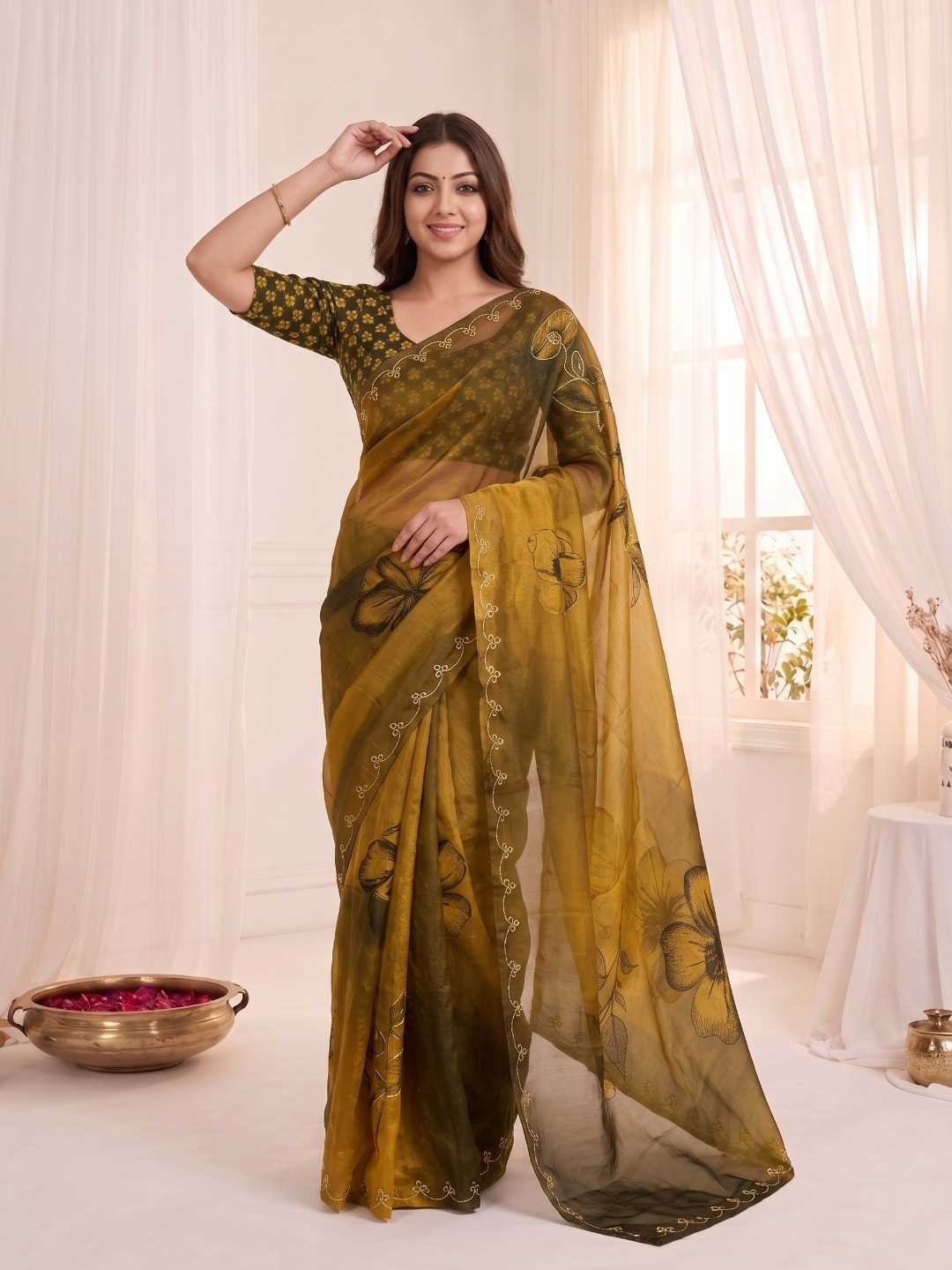 YNF Wholesale Satin Silk Soft Silk Sarees  | Surat Manufacturer