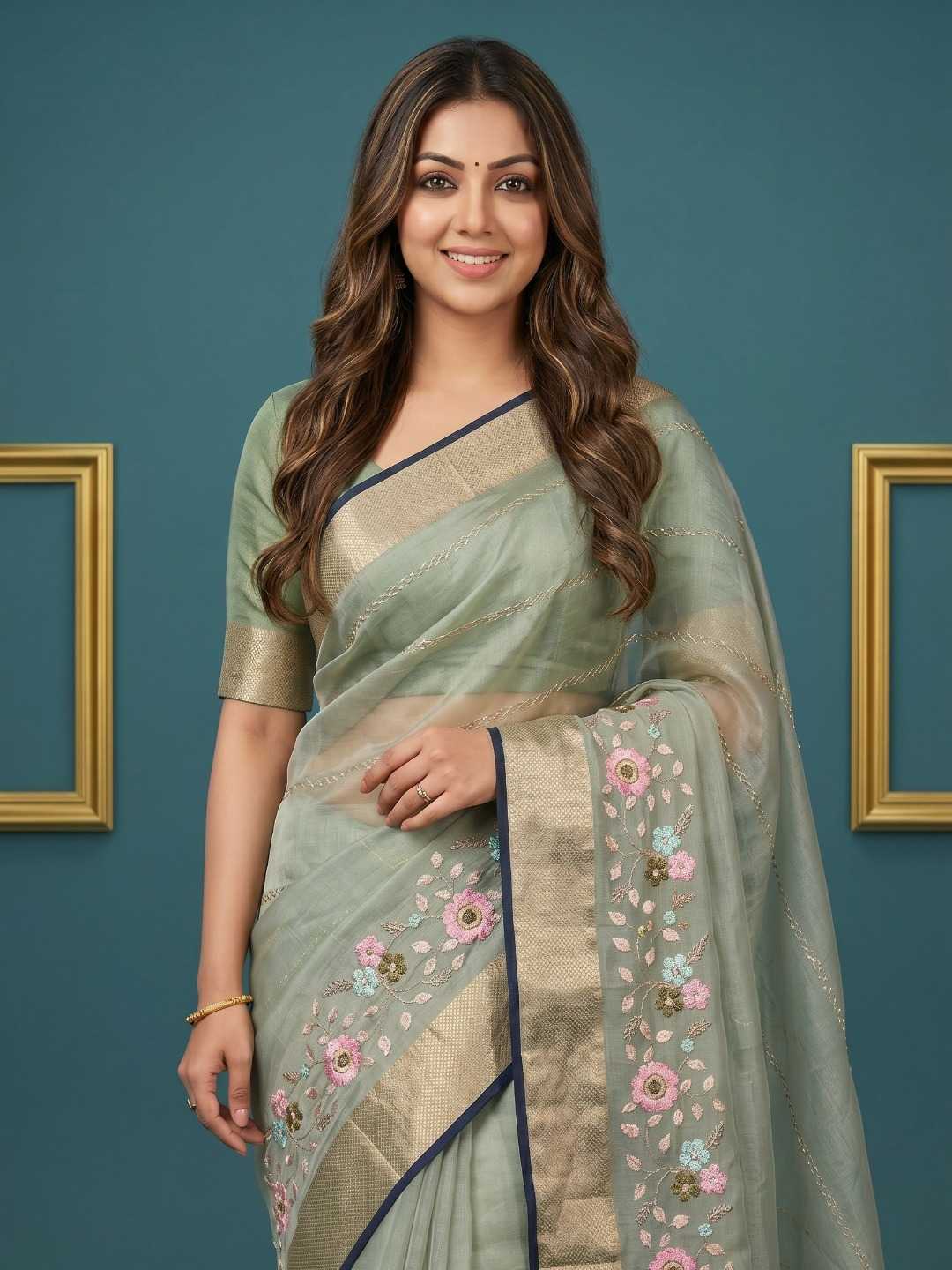 YNF Wholesale Organza Designer Sarees  | Surat Manufacturer