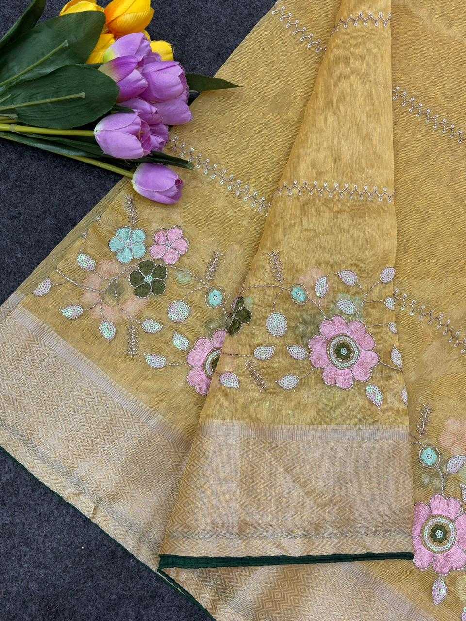 YNF Wholesale Organza Designer Sarees  | Surat Manufacturer
