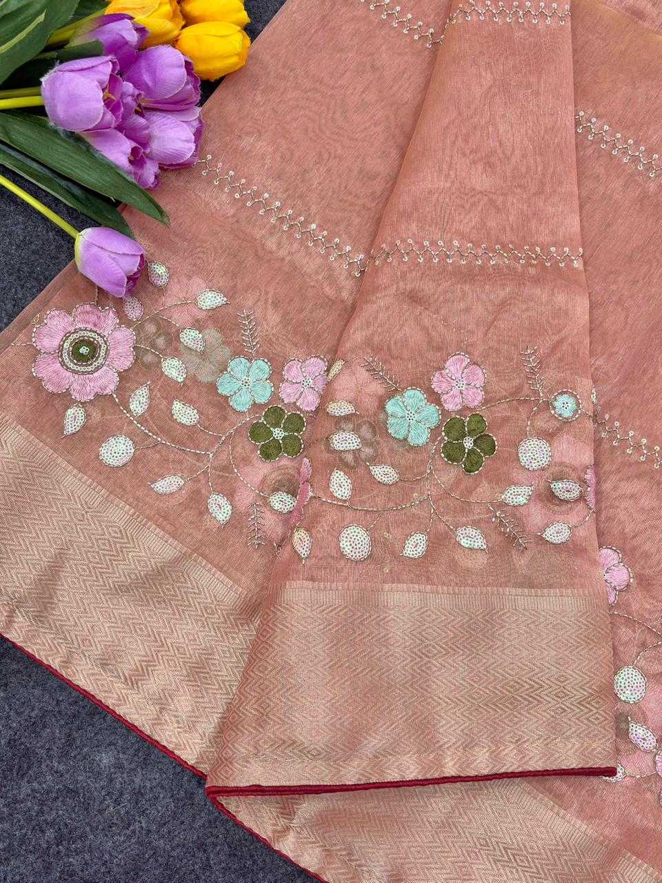 YNF Wholesale Organza Designer Sarees  | Surat Manufacturer