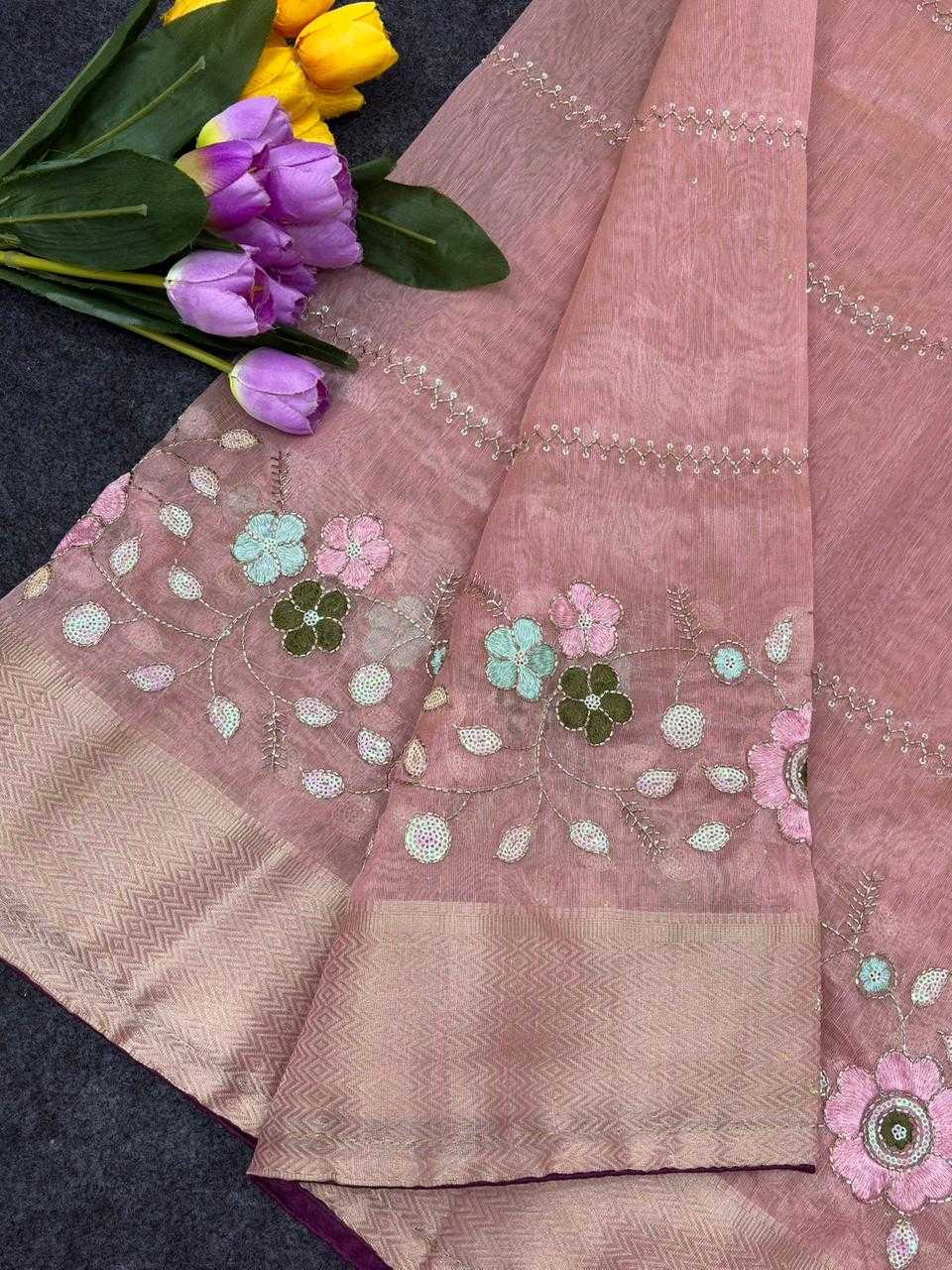 YNF Wholesale Organza Designer Sarees  | Surat Manufacturer