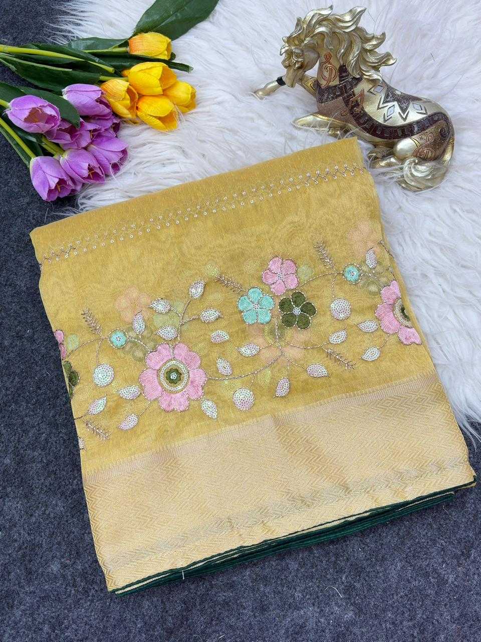 YNF Wholesale Organza Designer Sarees  | Surat Manufacturer