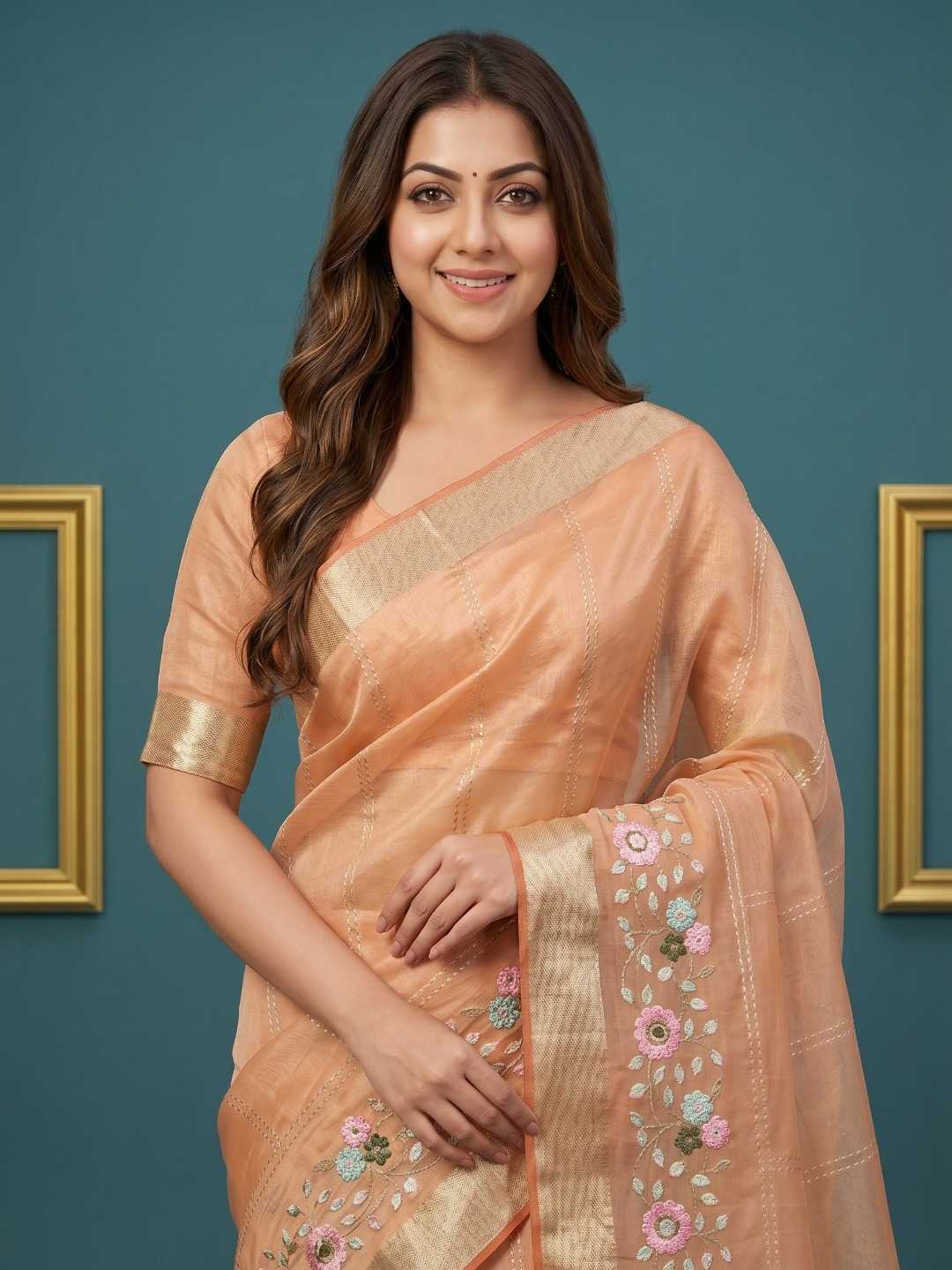 YNF Wholesale Organza Designer Sarees  | Surat Manufacturer