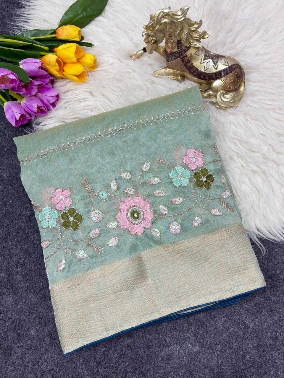 YNF Wholesale Organza Designer Sarees  | Surat Manufacturer