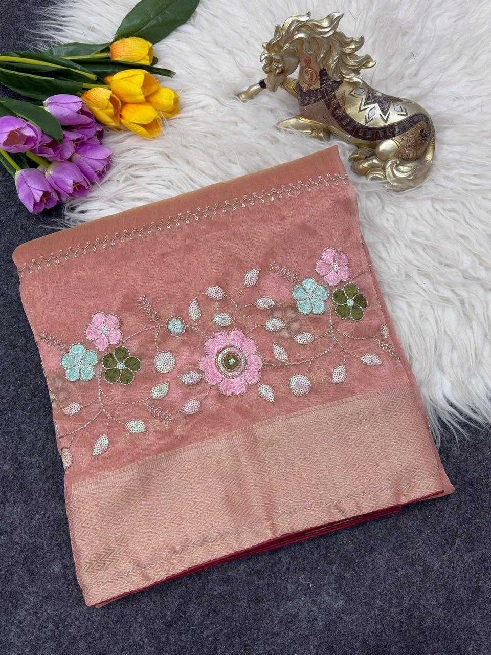 YNF Wholesale Organza Designer Sarees  | Surat Manufacturer