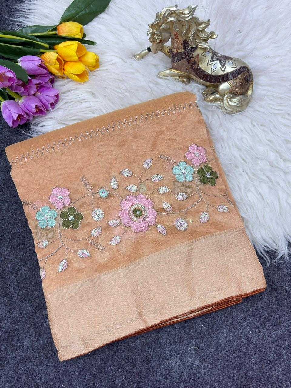 YNF Wholesale Organza Designer Sarees  | Surat Manufacturer