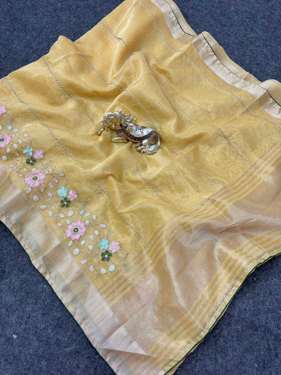 YNF Wholesale Organza Designer Sarees  | Surat Manufacturer