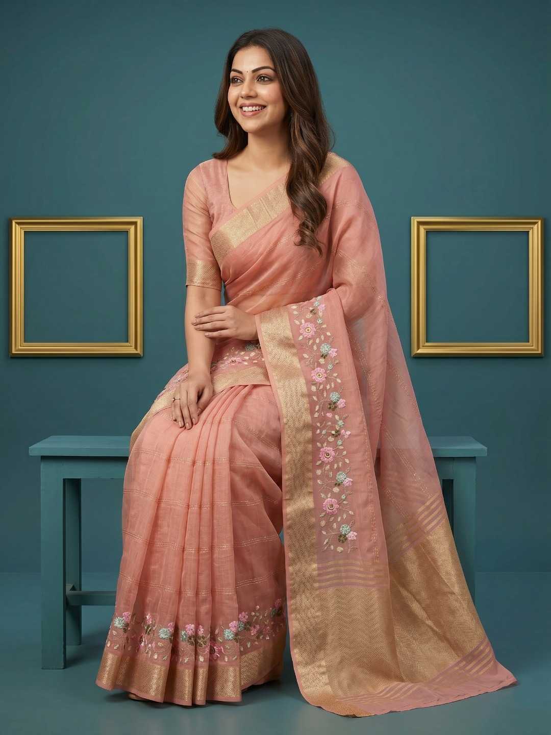 YNF Wholesale Organza Designer Sarees  | Surat Manufacturer