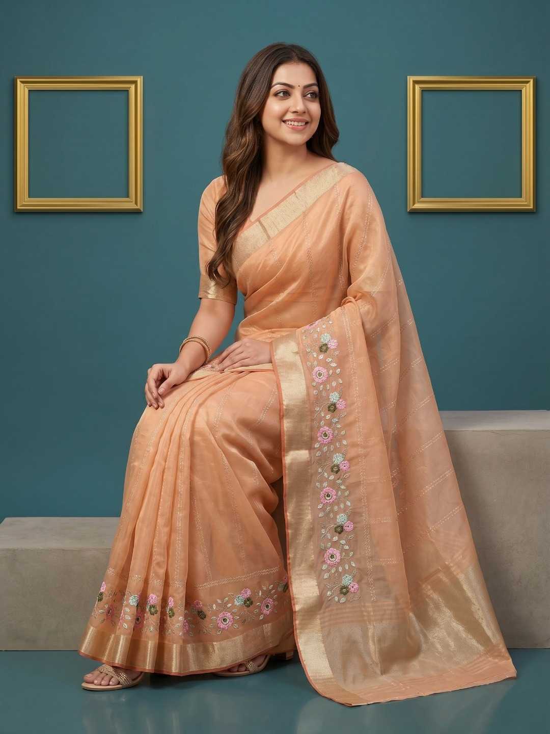YNF Wholesale Organza Designer Sarees  | Surat Manufacturer