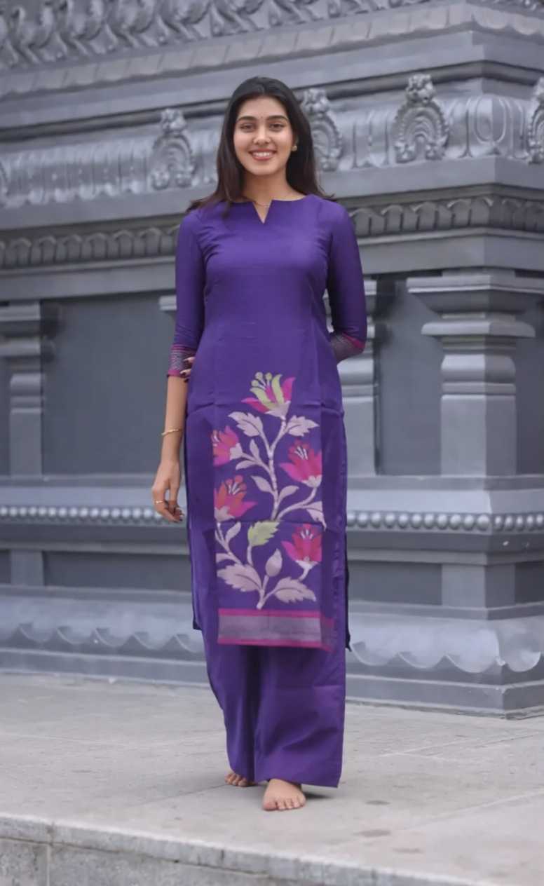 YNF Wholesale Zari Silk Designer Kurtis  | Surat Manufacturer