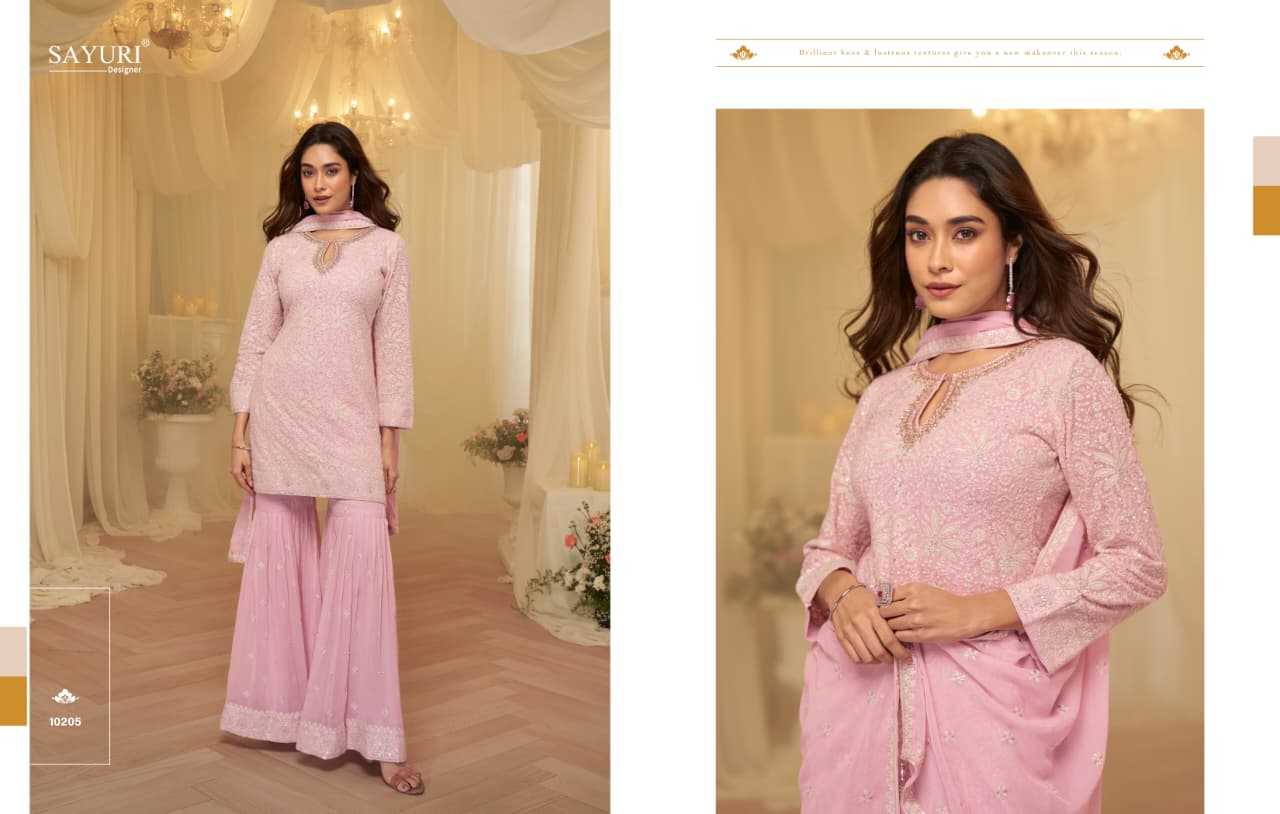 YNF Wholesale Georgette Sharara Salwar Suits  | Surat Manufacturer
