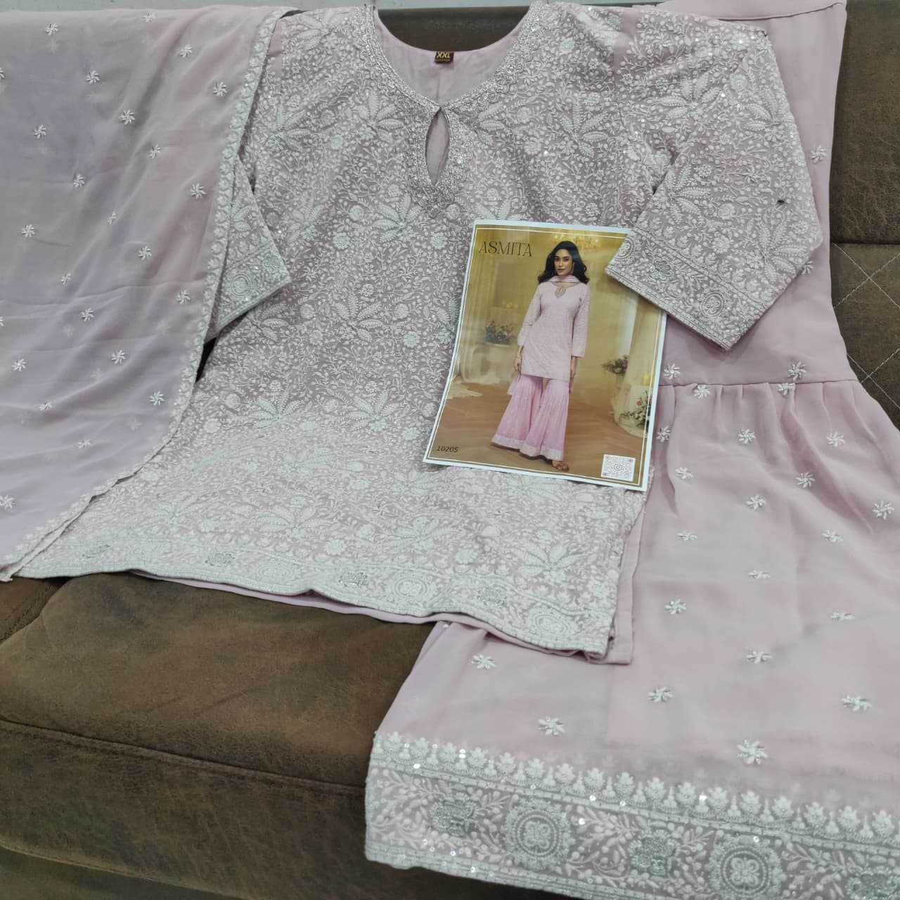 YNF Wholesale Georgette Sharara Salwar Suits  | Surat Manufacturer