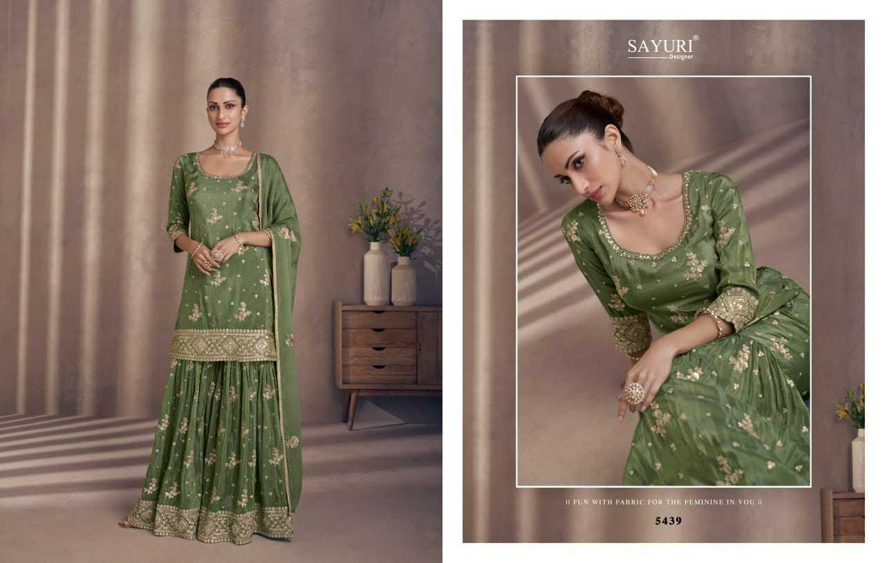 YNF Wholesale Chinon Embroidery Suits KESH704 SAYURI TIYARA | Surat Manufacturer