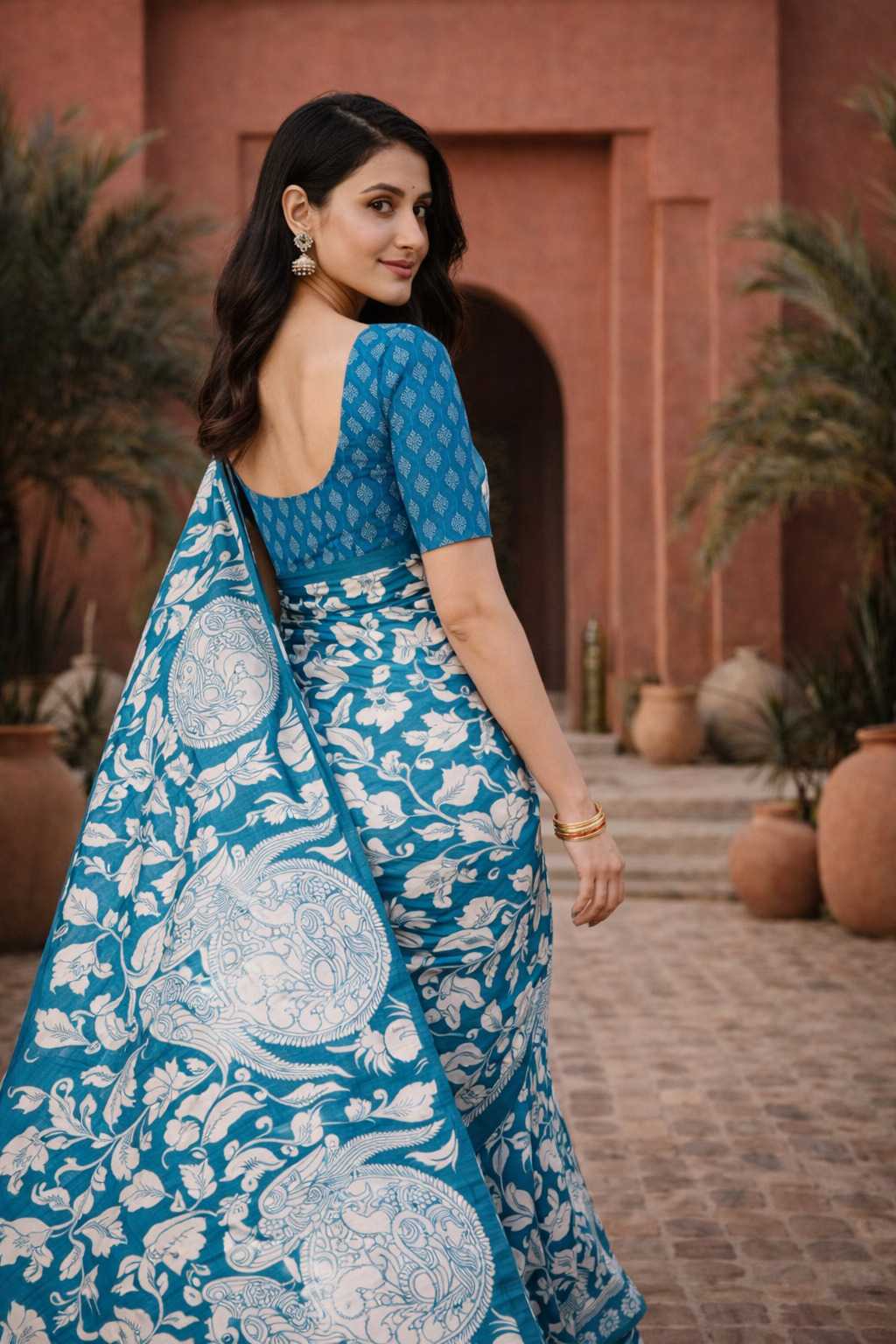 YNF Wholesale Tussar Silk Printed Silk Saree  | Surat Manufacturer