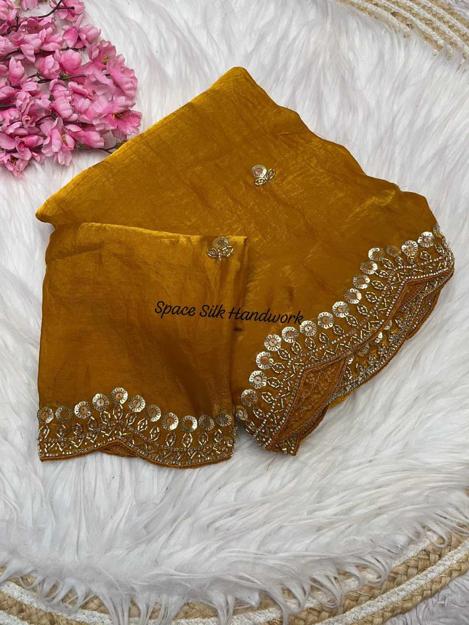 YNF Wholesale Space Silk Handloom Sarees  | Surat Manufacturer