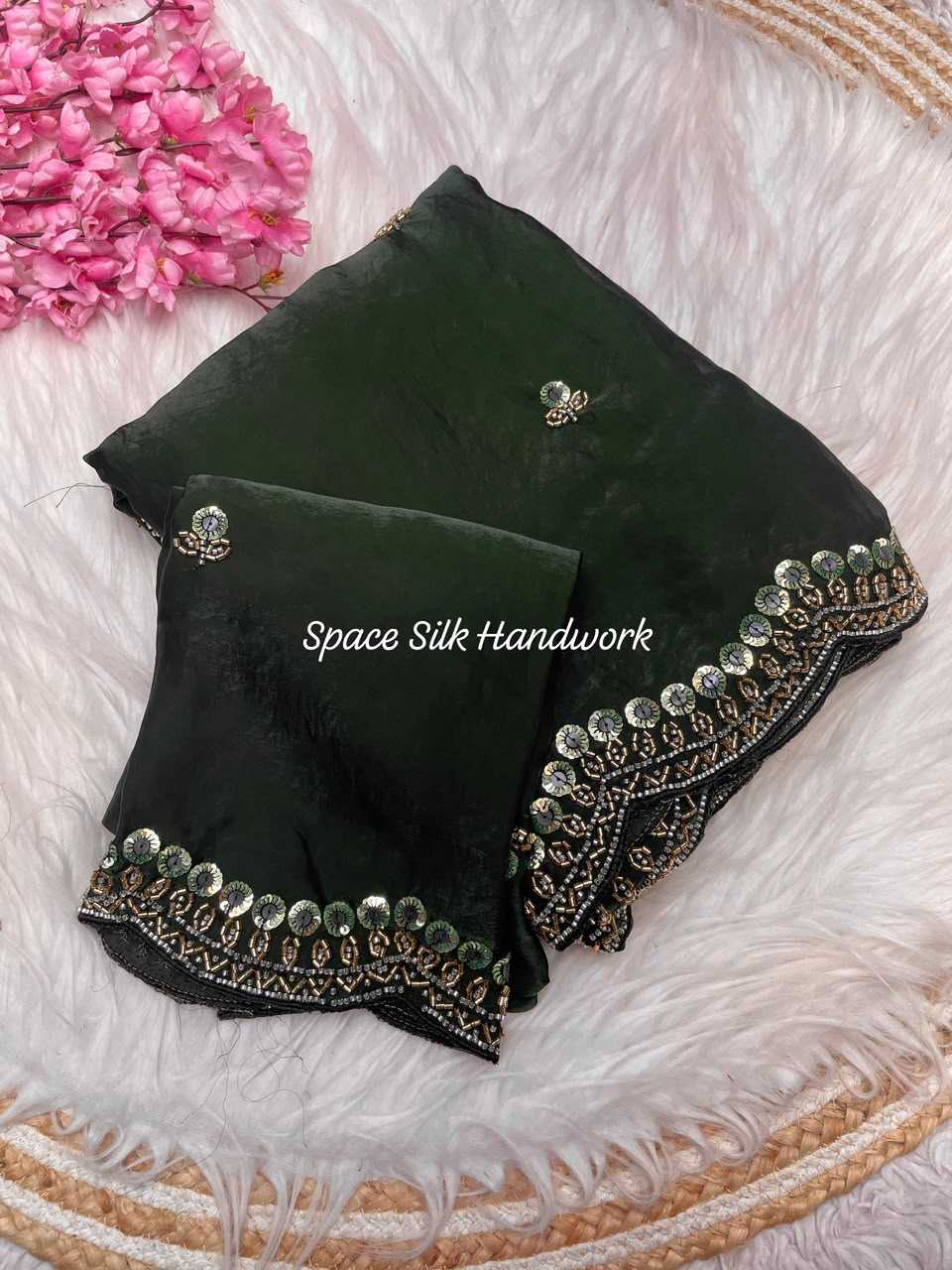 YNF Wholesale Space Silk Handloom Sarees  | Surat Manufacturer