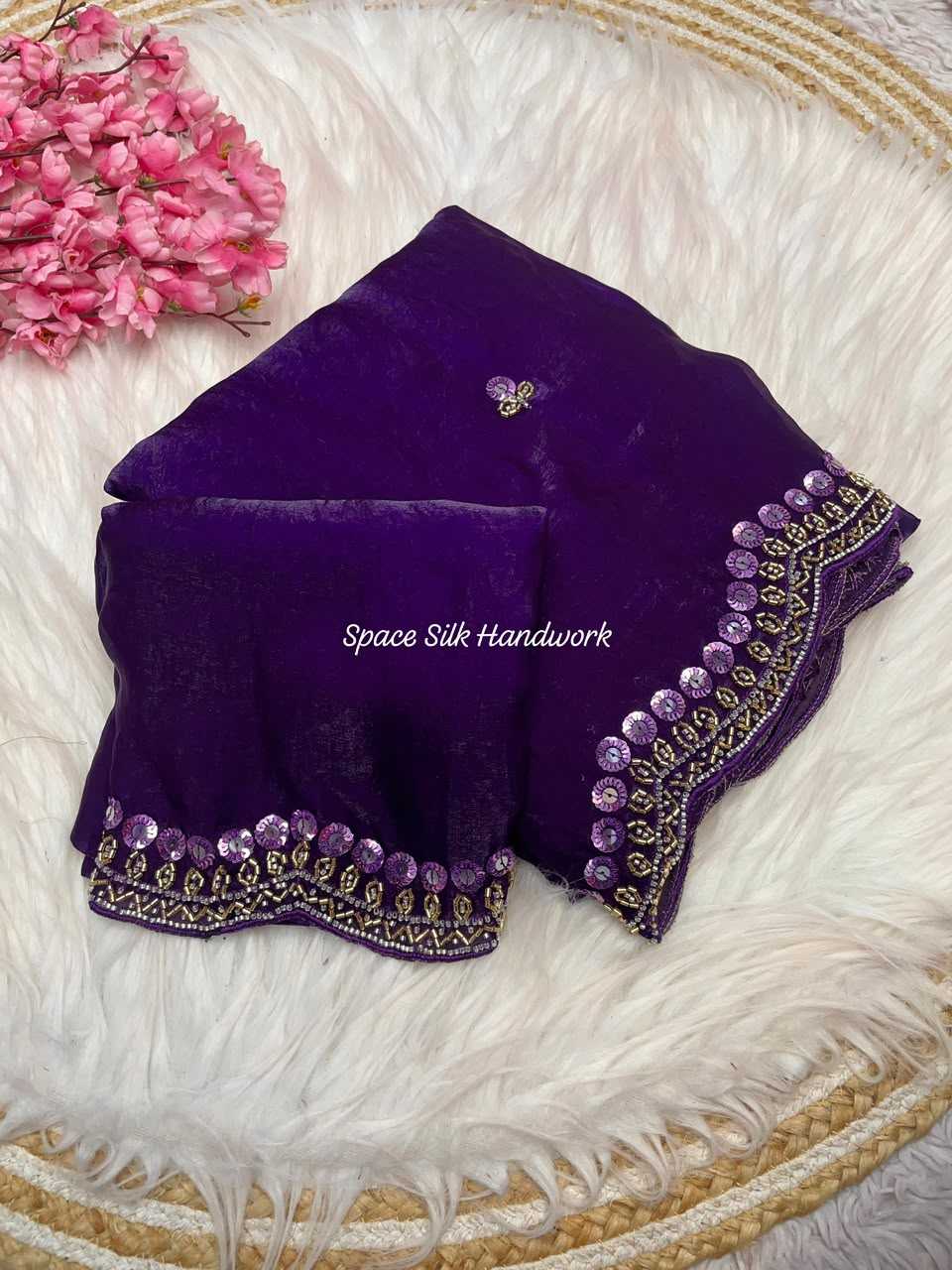 YNF Wholesale Space Silk Handloom Sarees  | Surat Manufacturer