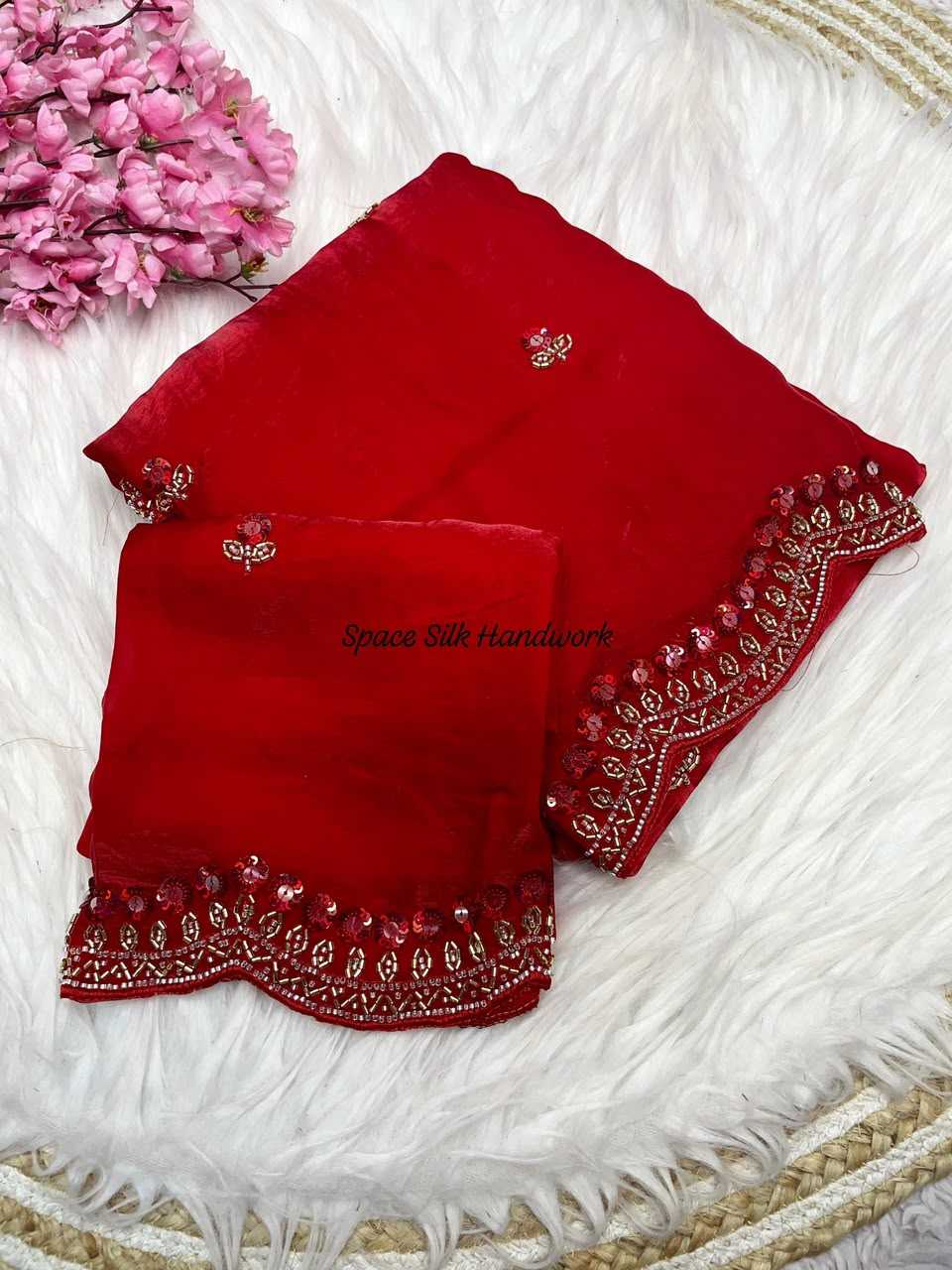 YNF Wholesale Space Silk Handloom Sarees  | Surat Manufacturer