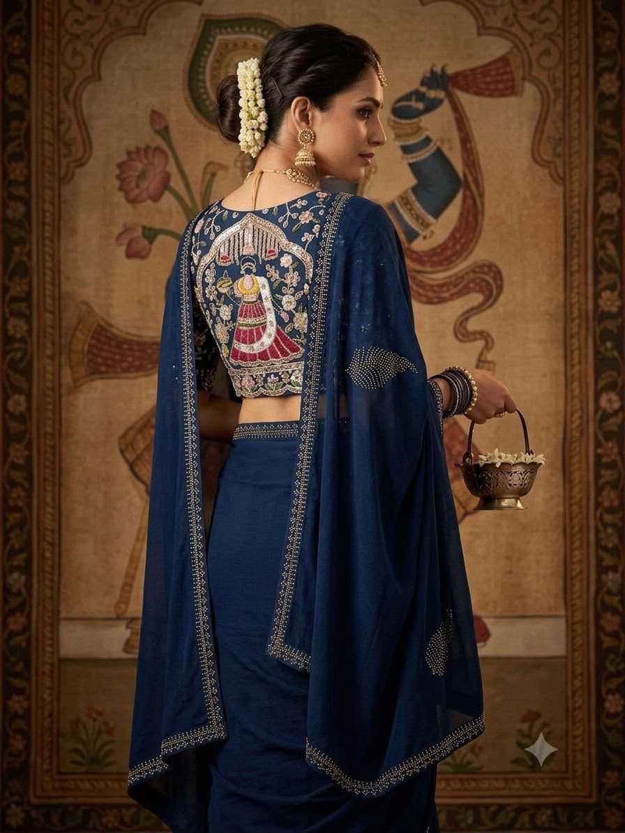 YNF Wholesale Georgette Party Wear Sarees  | Surat Manufacturer