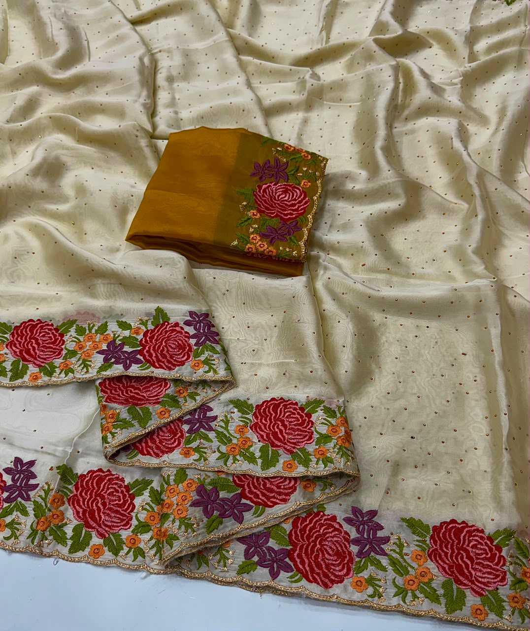 YNF Wholesale Georgette Fancy Sarees  | Surat Manufacturer