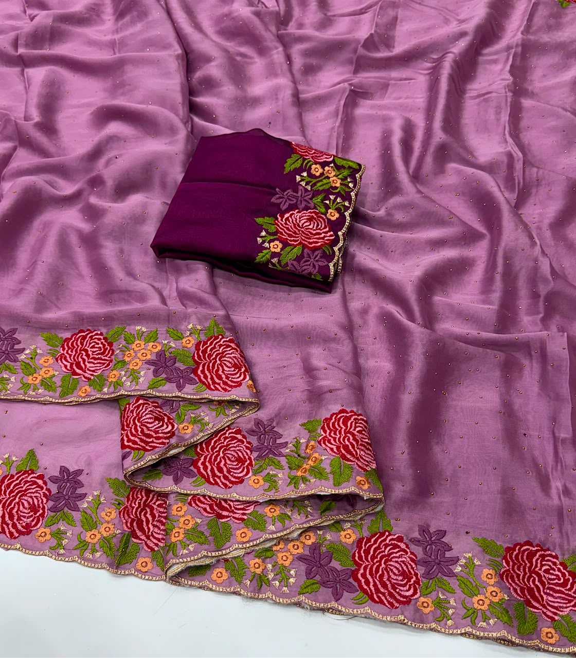 YNF Wholesale Georgette Fancy Sarees  | Surat Manufacturer