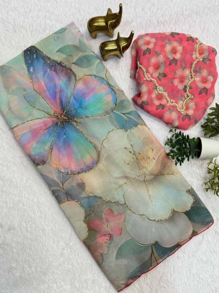 YNF Wholesale Chiffon Printed Sarees  | Surat Manufacturer