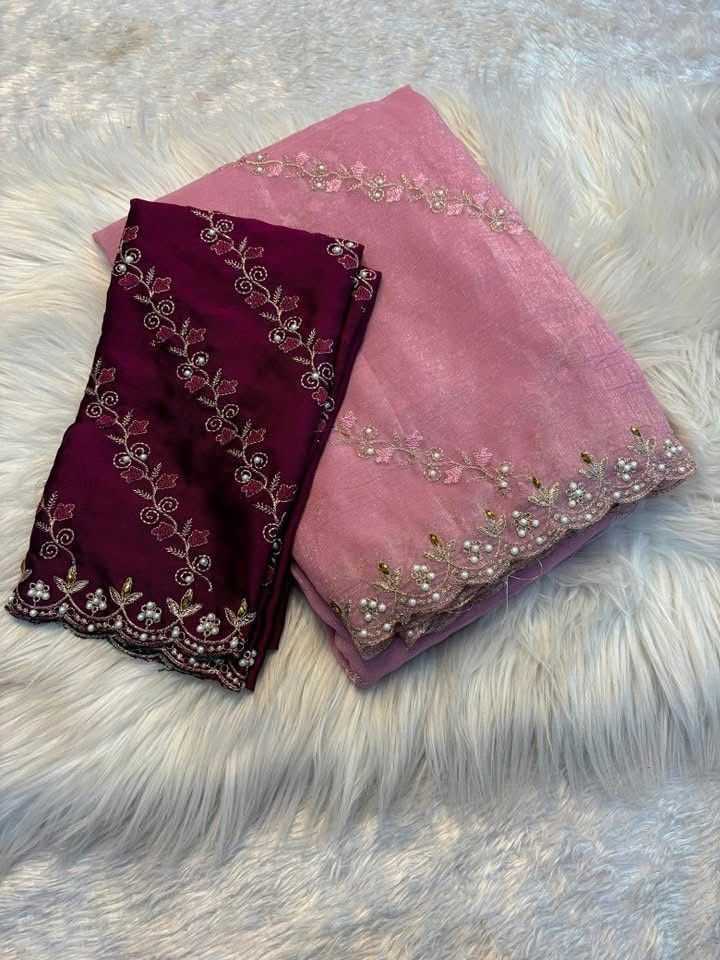 YNF Wholesale Chinon Designer Sarees  | Surat Manufacturer