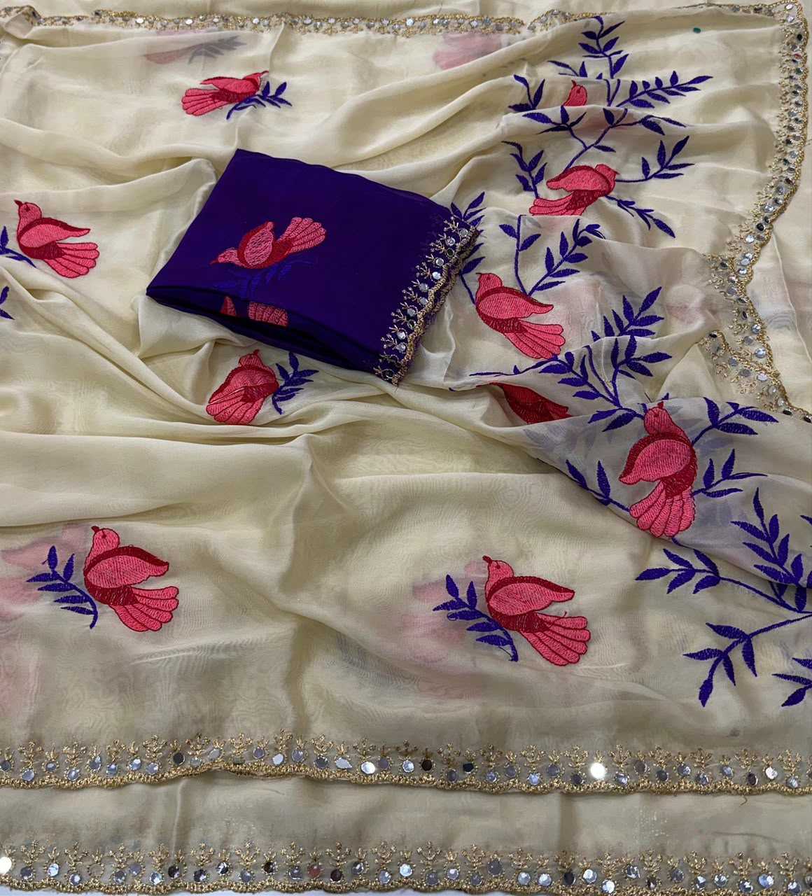 YNF Wholesale Rangoli Silk Embroidered Silk Sarees  | Surat Manufacturer