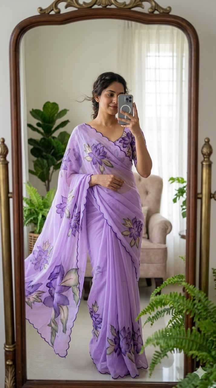 YNF Wholesale Chiffon Printed Sarees  | Surat Manufacturer