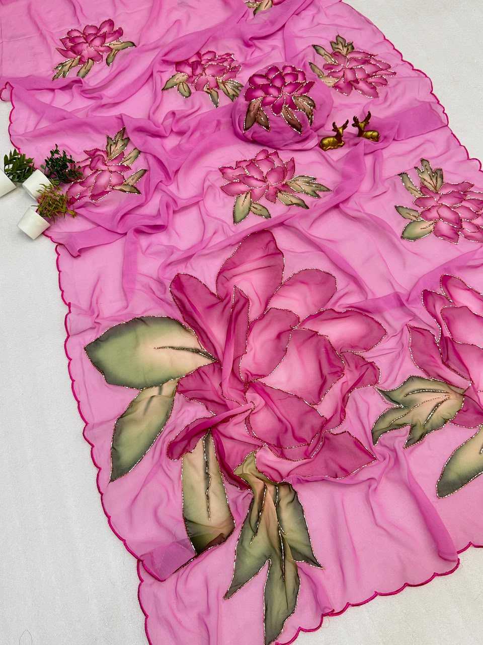 YNF Wholesale Chiffon Printed Sarees  | Surat Manufacturer