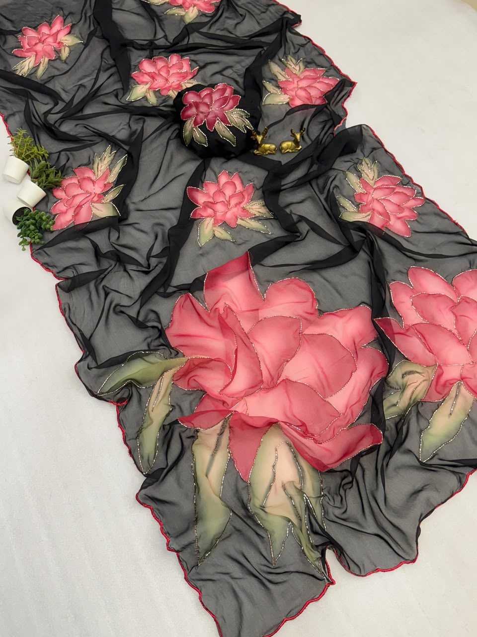 YNF Wholesale Chiffon Printed Sarees  | Surat Manufacturer