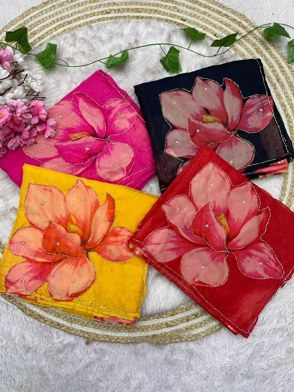 YNF Wholesale Chiffon Printed Sarees  | Surat Manufacturer