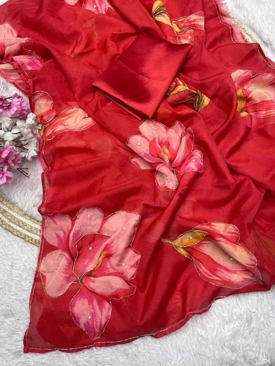 YNF Wholesale Chiffon Printed Sarees  | Surat Manufacturer