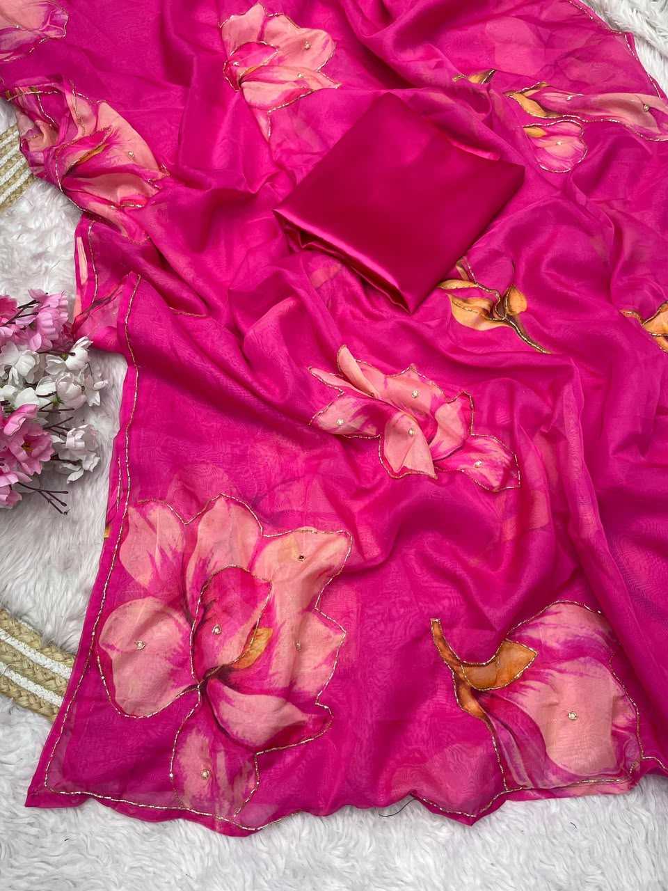 YNF Wholesale Chiffon Printed Sarees  | Surat Manufacturer