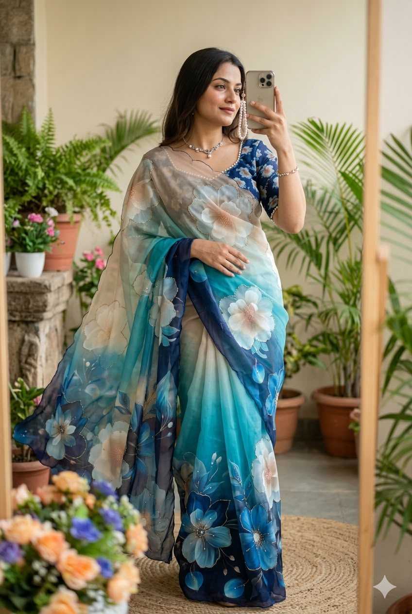 YNF Wholesale Chiffon Printed Sarees  | Surat Manufacturer