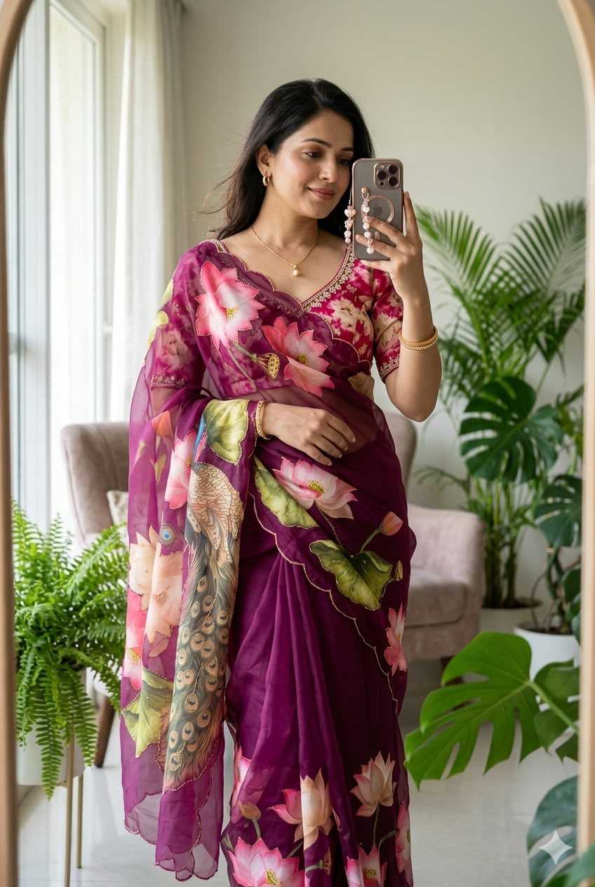 YNF Wholesale Chiffon Printed Sarees  | Surat Manufacturer