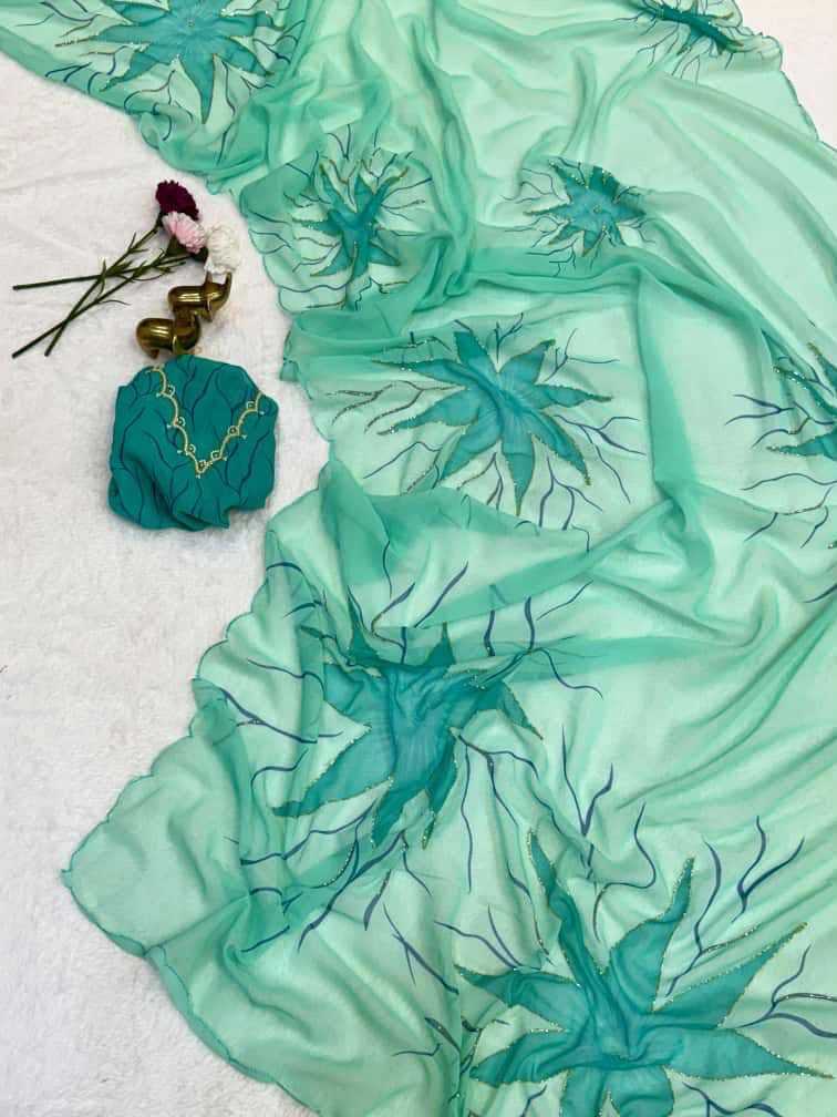 YNF Wholesale Chiffon Printed Sarees  | Surat Manufacturer