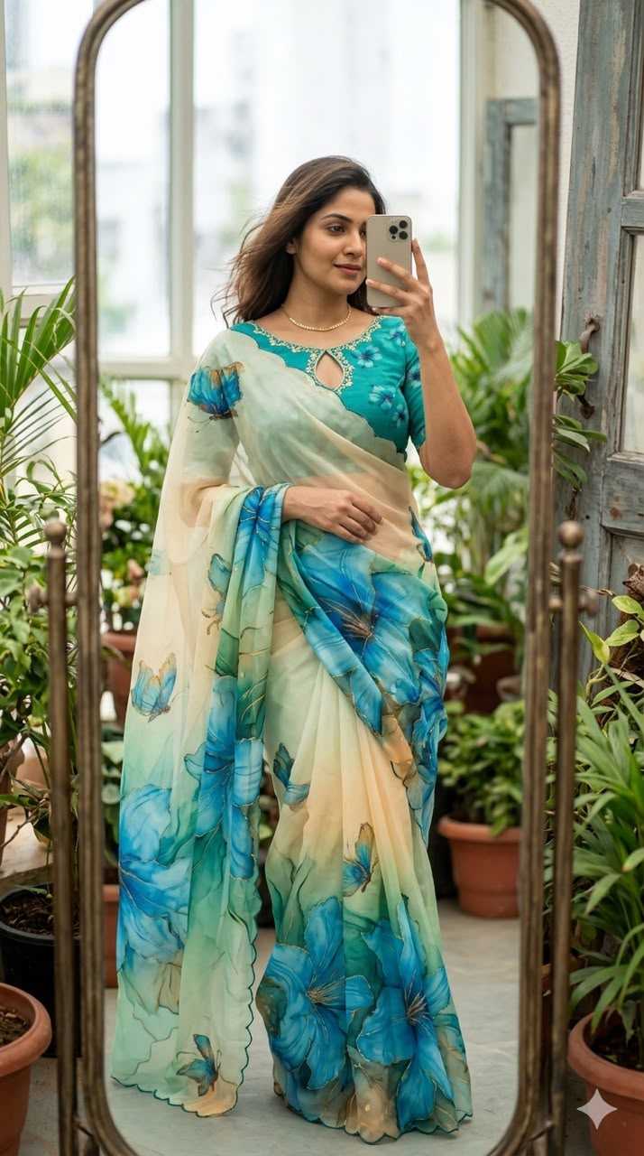 YNF Wholesale Chiffon Printed Sarees  | Surat Manufacturer