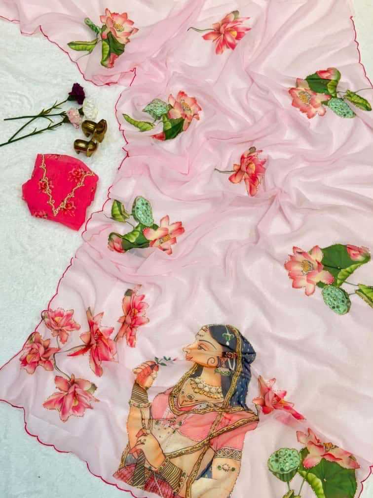 YNF Wholesale Chiffon Printed Sarees  | Surat Manufacturer