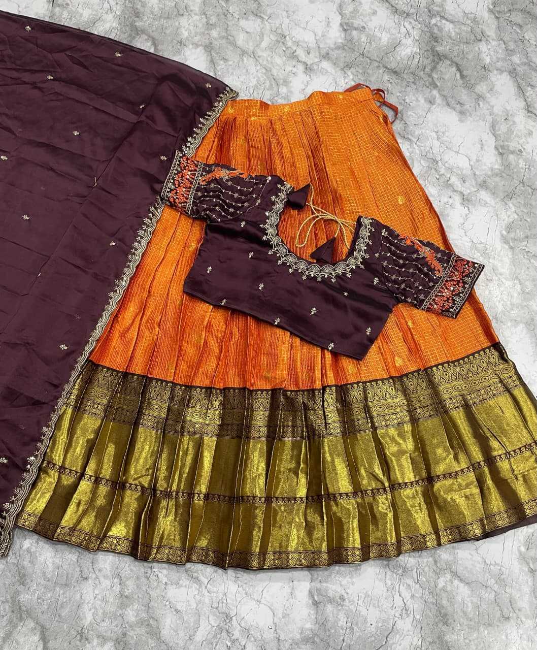 YNF Wholesale Kanjivaram Silk Designer Lehenga  | Surat Manufacturer