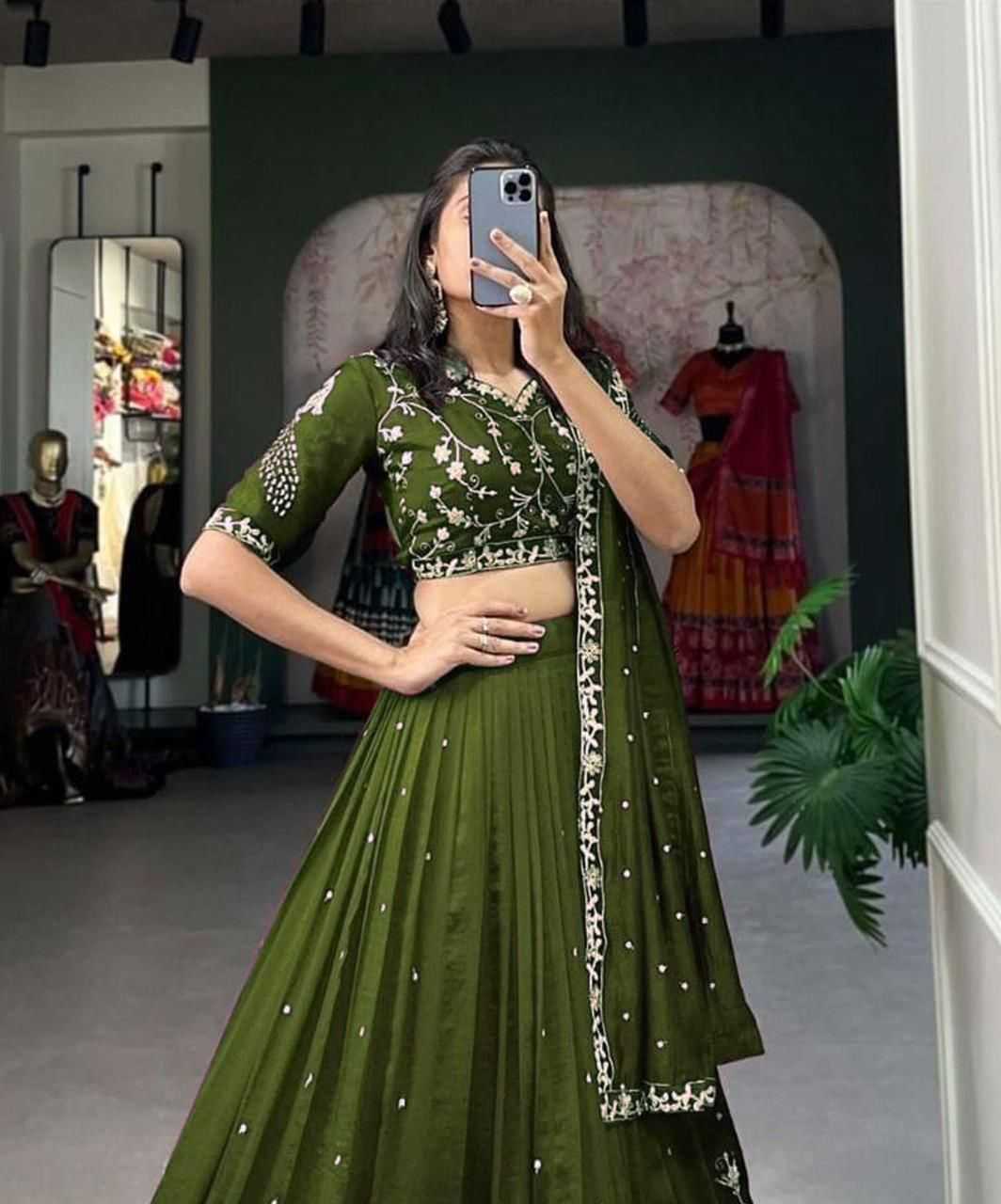 YNF Wholesale Chinon Silk Traditional Lehenga  | Surat Manufacturer
