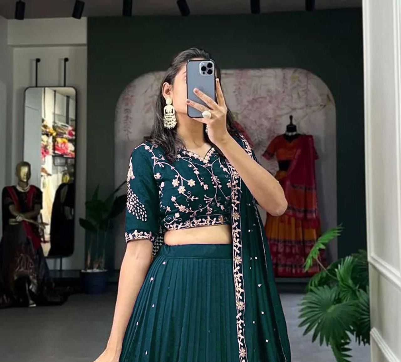 YNF Wholesale Chinon Silk Traditional Lehenga  | Surat Manufacturer